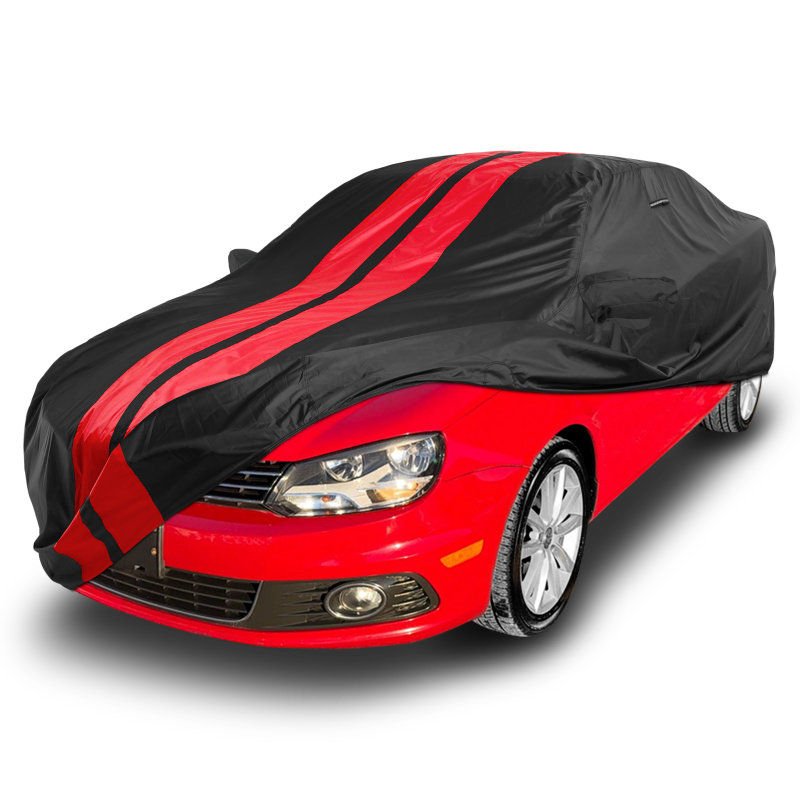 Volkswagen Eos 2007-2016 Black Red Pro Series Car Cover