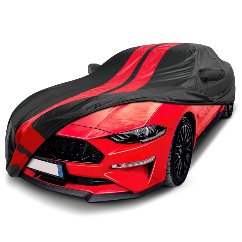 Ford Mustang Shelby Black Red Pro Series Car Cover