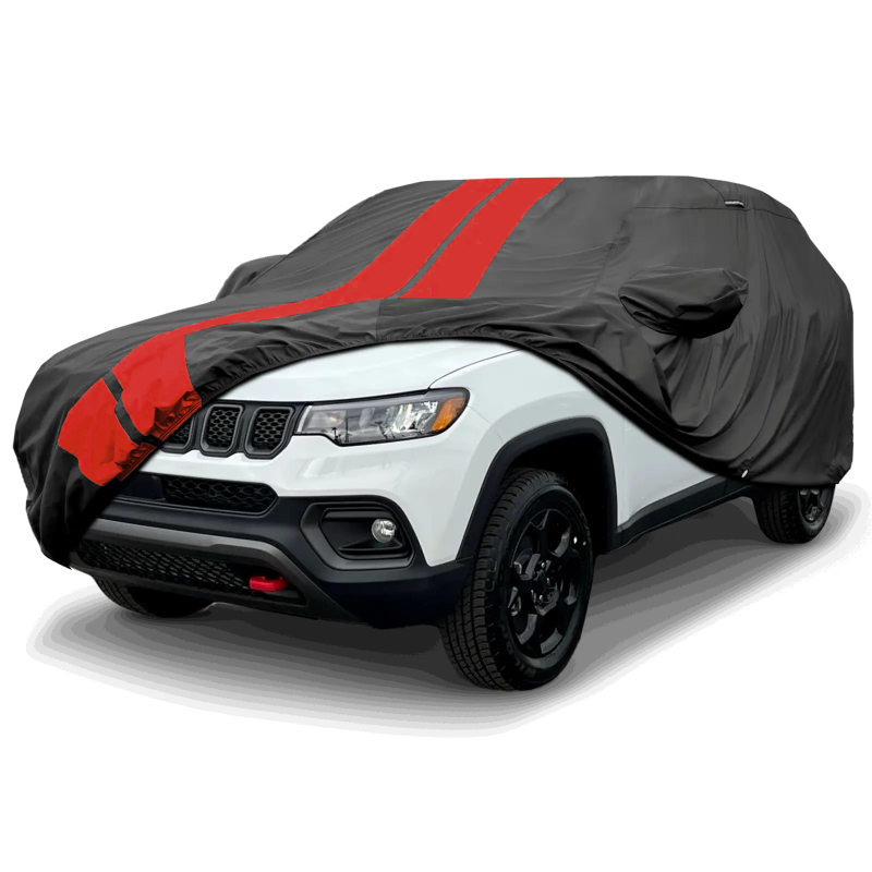 Jeep Compass 2007-2026 Black Red Pro Series SUV Cover