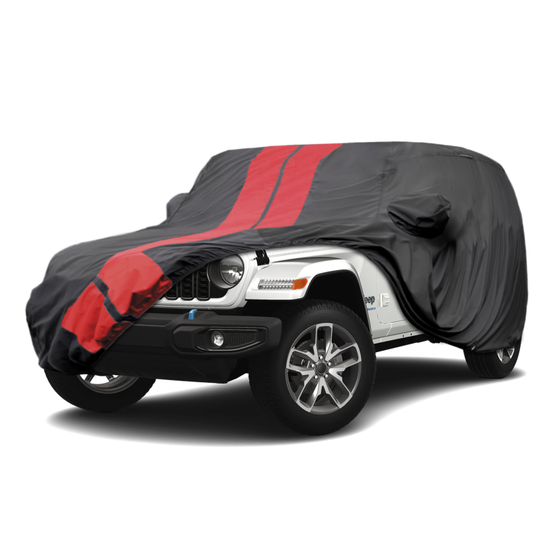Jeep Wrangler Black Red Pro Series SUV Cover