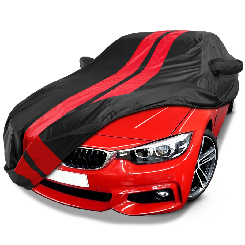 BMW M3 Black Red Pro Series Car Cover