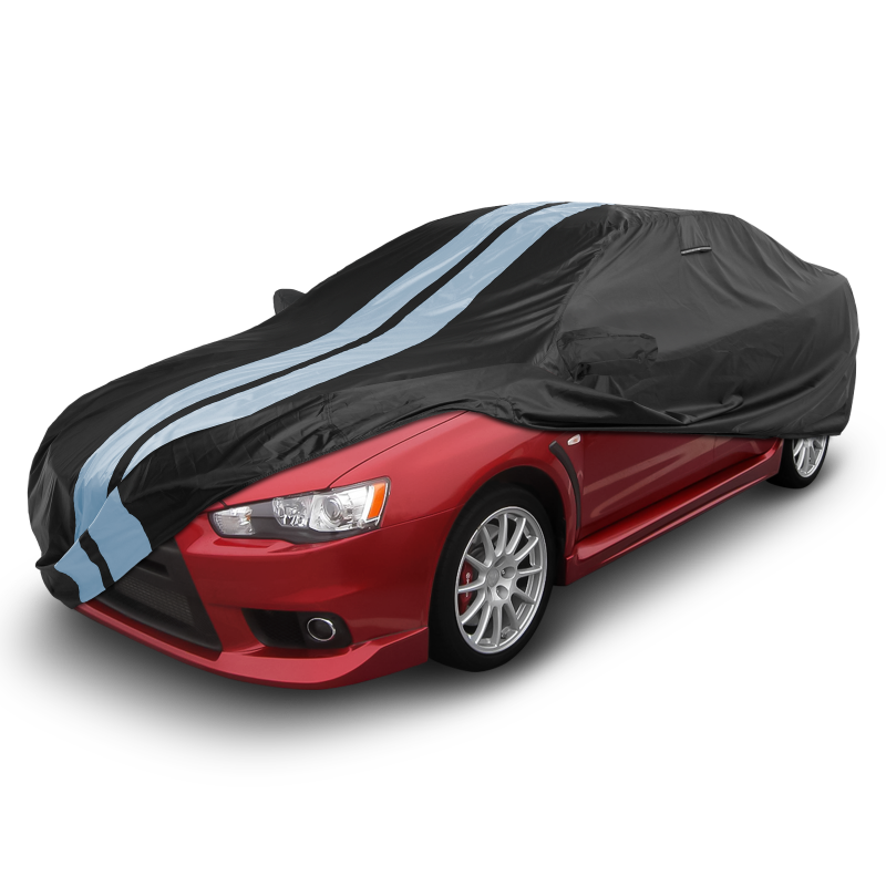 Mitsubishi Lancer Black Gray Pro Series Car Cover
