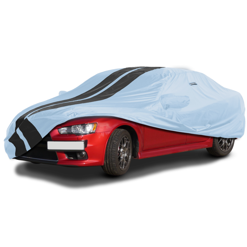 Mitsubishi Lancer Gray Black Pro Series Car Cover
