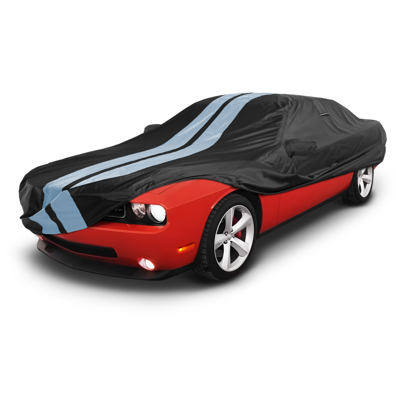 Dodge Challenger Black Gray Pro Series Car Cover