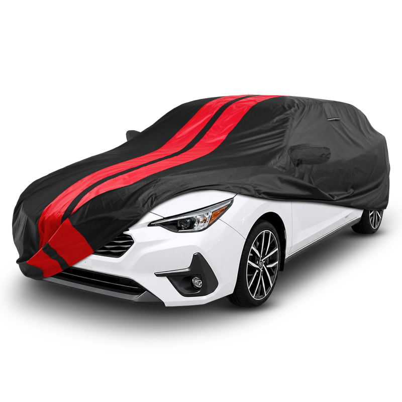 Subaru Impreza Black Red Pro Series Car Cover