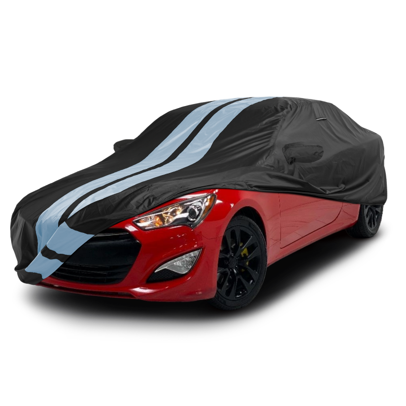 Hyundai Genesis Black Gray Pro Series Car Cover