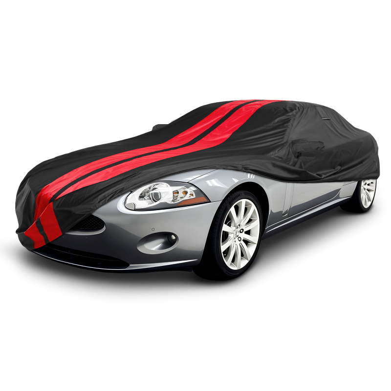 Jaguar XK,XKR 2009-2015 Black Red Pro Series Car Cover