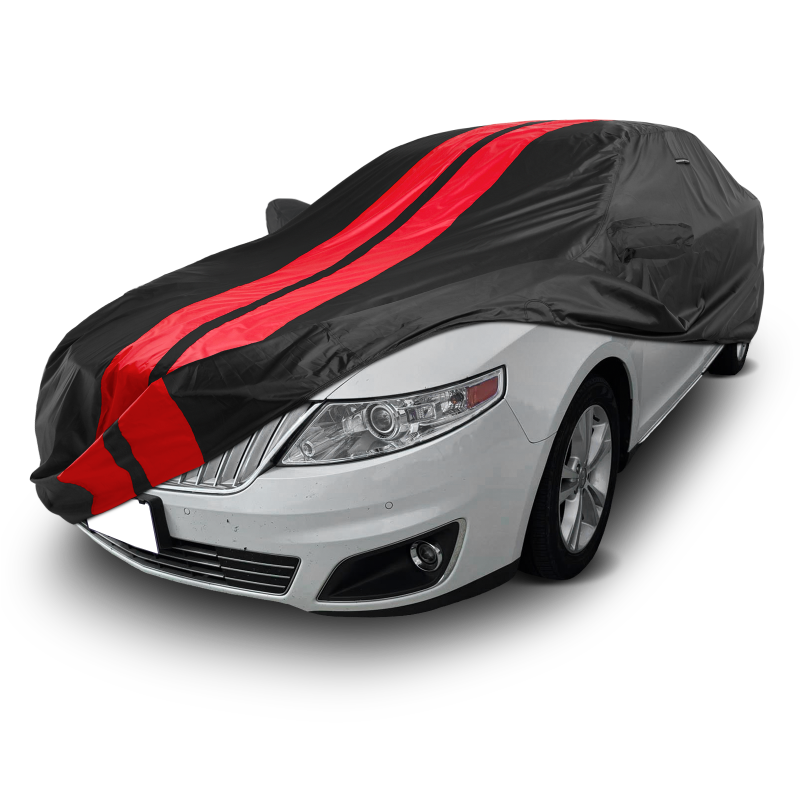 Lincoln MKZ,MKS 2006-2020 Black Red Pro Series Car Cover