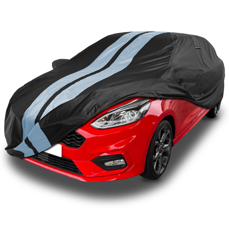 Ford Fiesta Black Gray Pro Series Car Cover