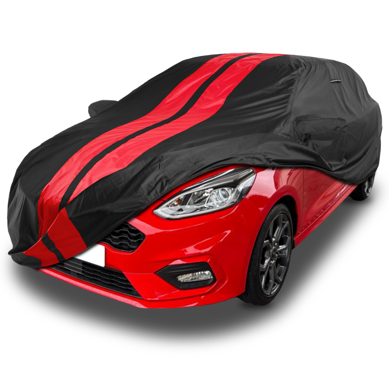 Ford Fiesta Black Red Pro Series Car Cover