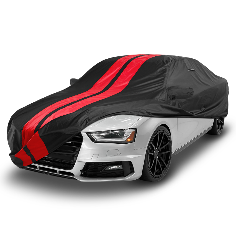 Audi A4 Black Red Pro Series Car Cover