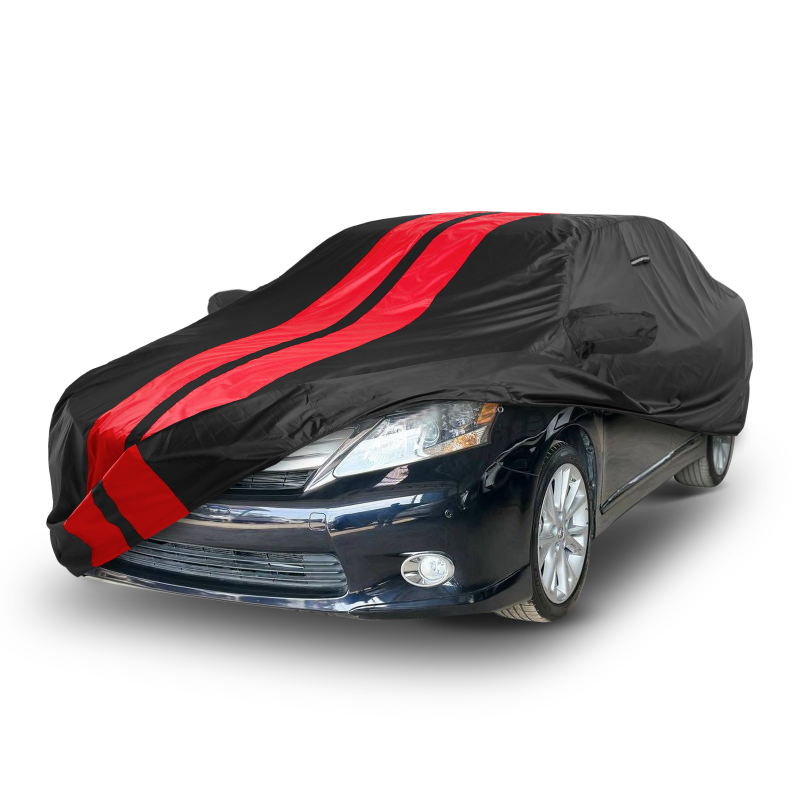Lexus HS 250h 2010-2012 Black Red Pro Series Car Cover