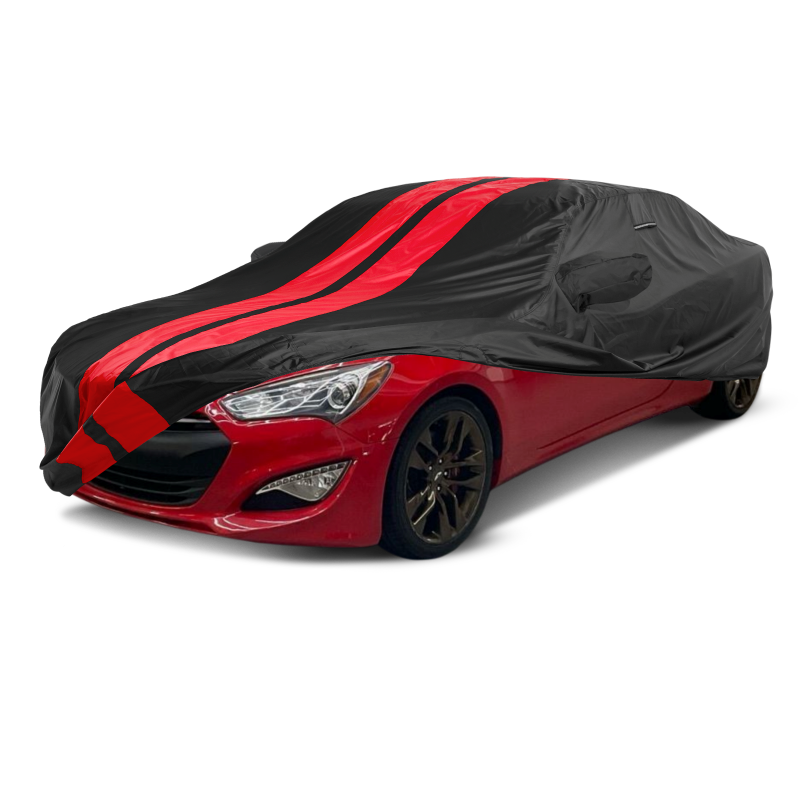 Hyundai Genesis Black Red Pro Series Car Cover
