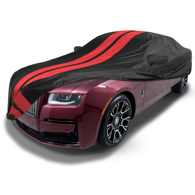 Rolls-Royce Ghost 2010-2026 Black Red Pro Series Car Cover