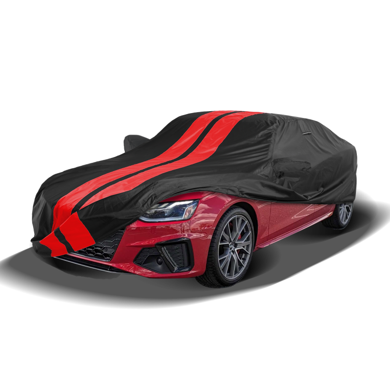 Audi S4 Black Red Pro Series Car Cover
