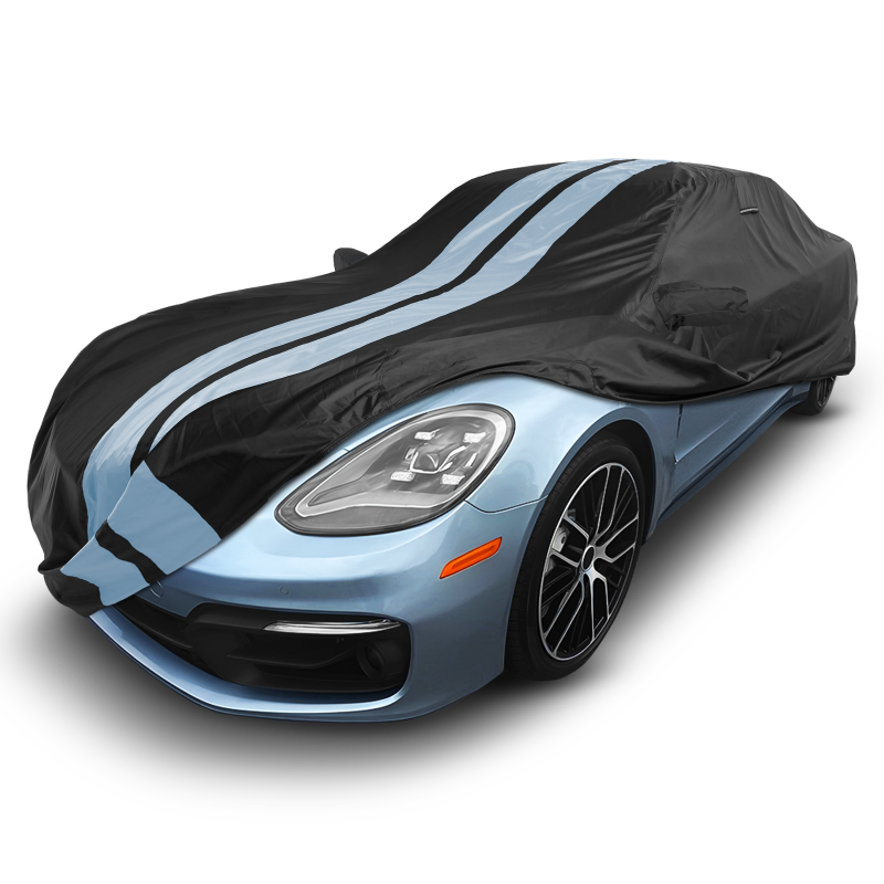 Porsche Panamera 2010-2026 Black Gray Pro Series Car Cover
