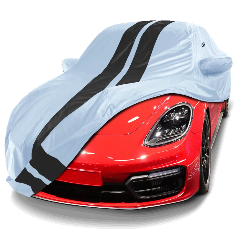 Porsche Panamera 2010-2026 Gray Black Pro Series Car Cover