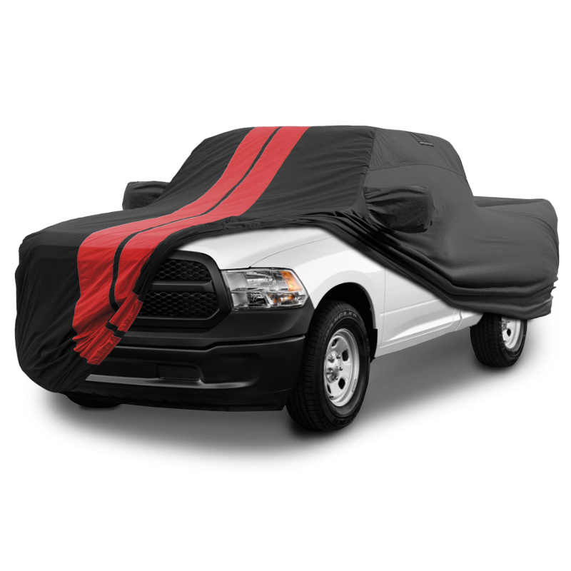 RAM 1500 Black Red Pro Series Truck Cover