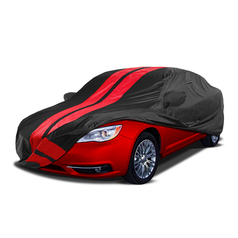 Chrysler 200 2011-2019 Black Red Pro Series Car Cover