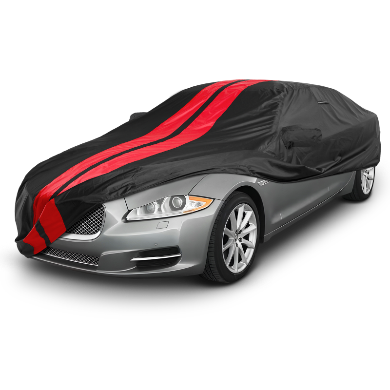Jaguar XJ 2011-2019 Black Red Pro Series Car Cover