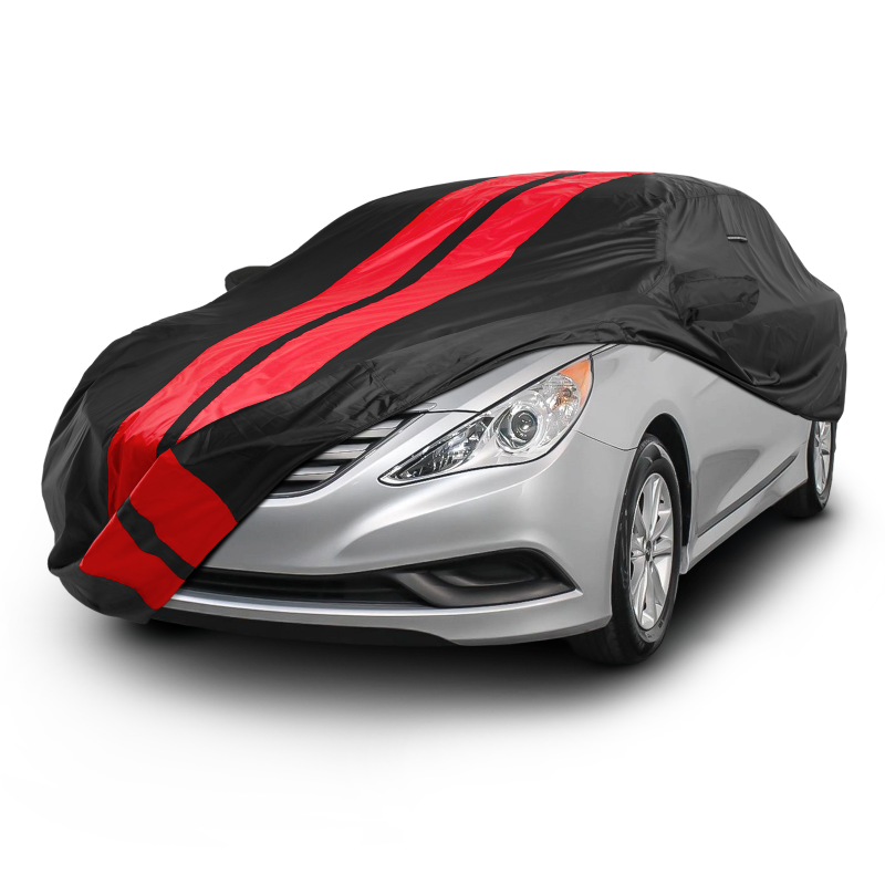 Hyundai Sonata Black Red Pro Series Car Cover