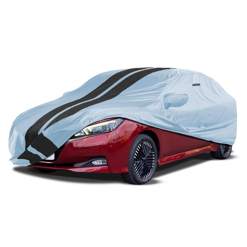 Nissan Leaf 2010-2026 Gray Black Pro Series Car Cover
