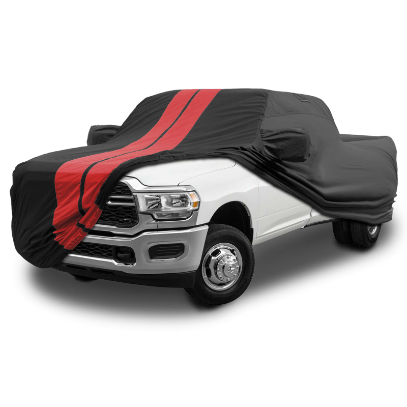 RAM 3500 Black Red Pro Series Truck Cover