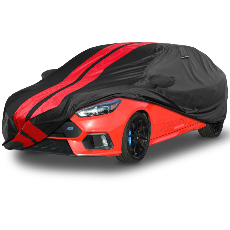 Ford Focus Black Red Pro Series Car Cover