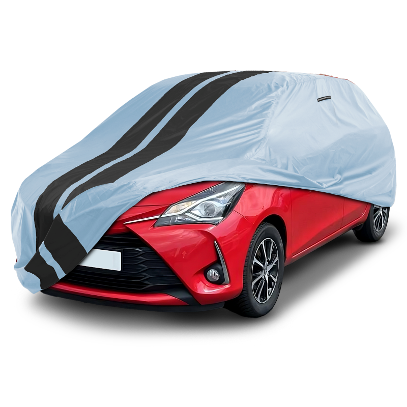 Toyota Yaris Gray Black Pro Series Car Cover