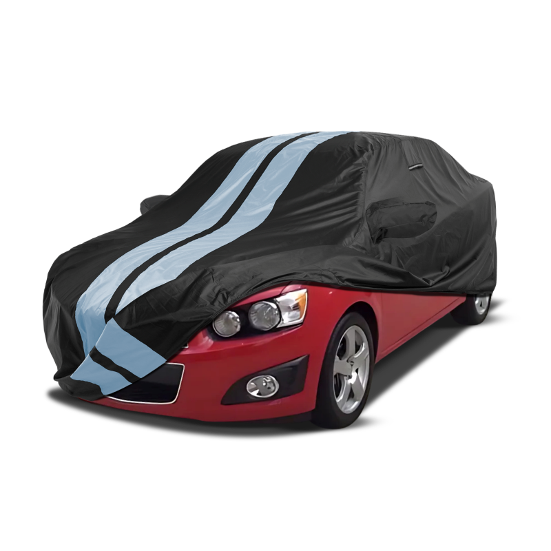 Chevrolet Sonic 2012-2021 Black Gray Pro Series Car Cover