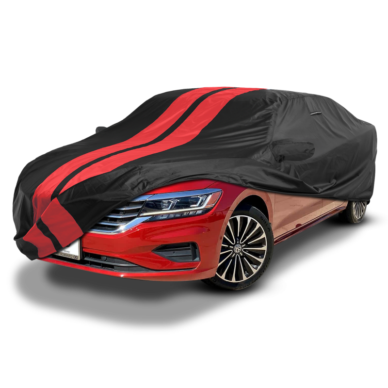 Volkswagen Passat Black Red Pro Series Car Cover