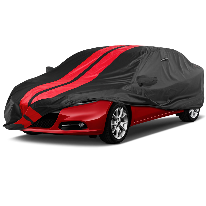Dodge Dart Black Red Pro Series Car Cover