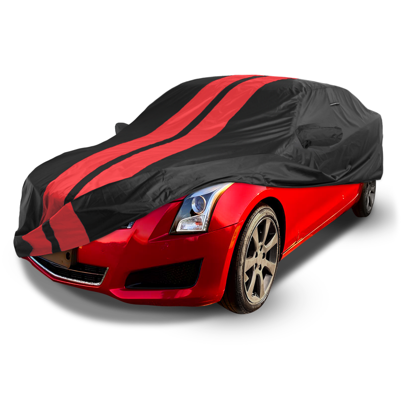 Cadillac ATS 2013-2017 Black Red Pro Series Car Cover