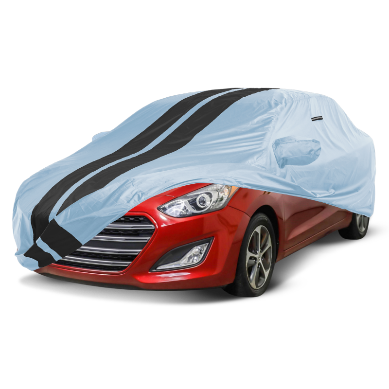 Hyundai Elantra Gray Black Pro Series Car Cover