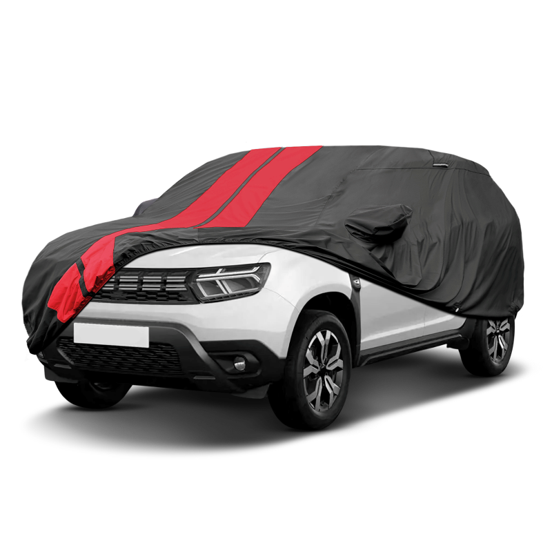 Renault Duster 2013-2024 Black Red Pro Series SUV Cover