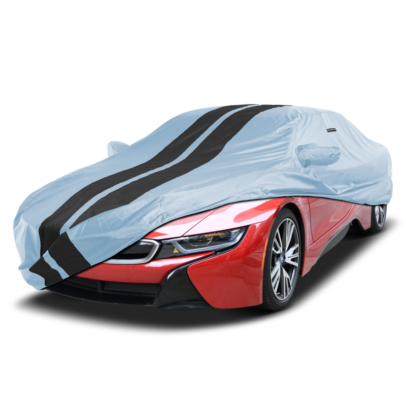 BMW i3,i4,i5,i7,i8 2014-2026 Gray Black Pro Series Car Cover