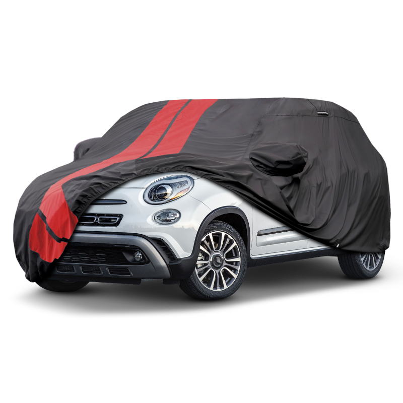 Fiat 500L, 500X 2014-2023 Black Red Pro Series SUV Cover