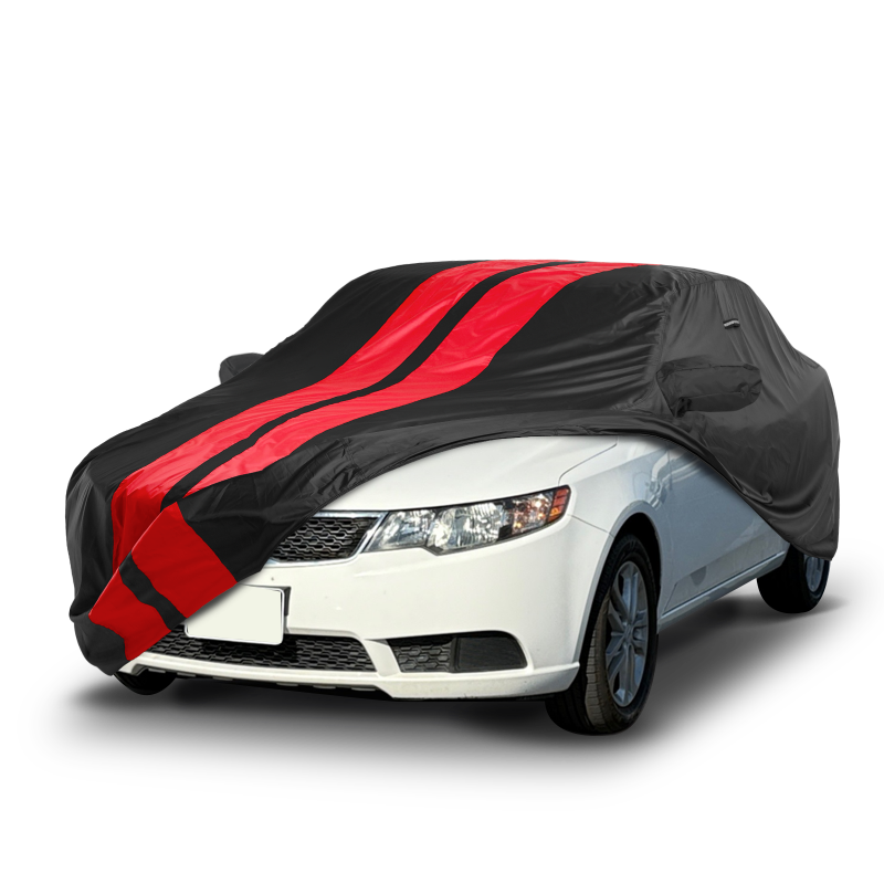 Kia Cadenza 2014-2020 Black Red Pro Series Car Cover