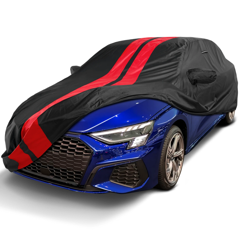 Audi A3 Black Red Pro Series Car Cover