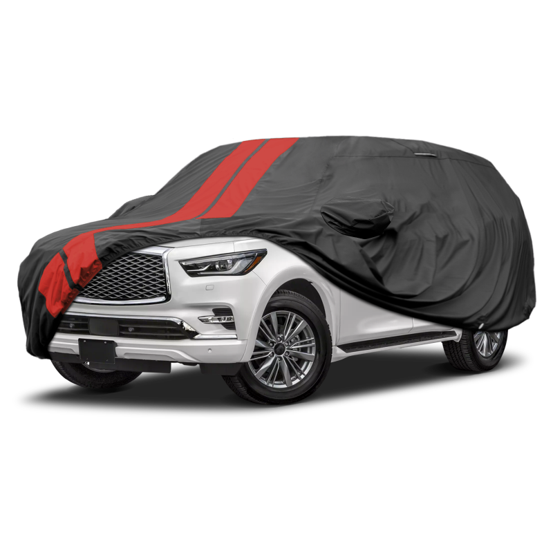 Infiniti QX80 2014-2026 Black Red Pro Series SUV Cover