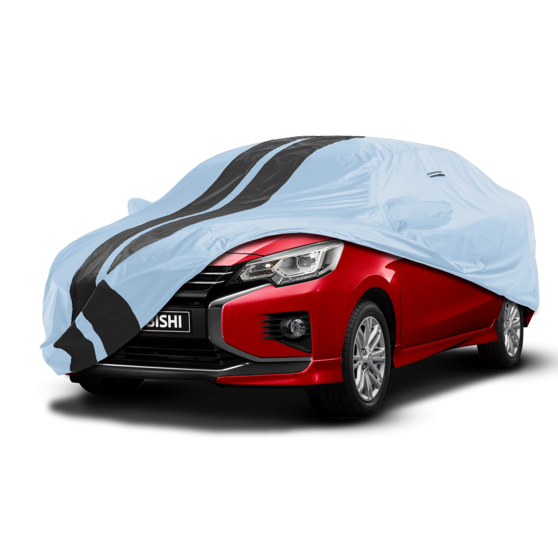 Mitsubishi Mirage Gray Black Pro Series Car Cover