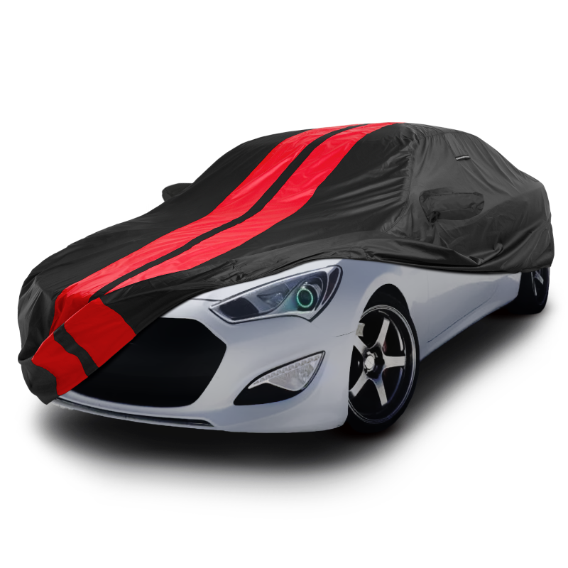 Hyundai Genesis Black Red Pro Series Car Cover
