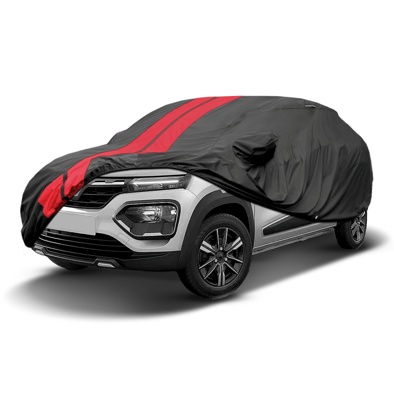 Renault Kwid 2015-2022 Black Red Pro Series SUV Cover