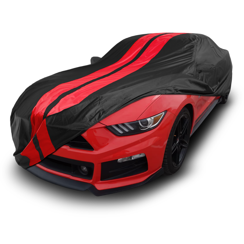 Ford Mustang Roush Black Red Pro Series Car Cover