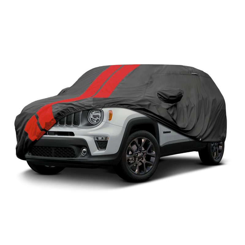Jeep Renegade 2015-2023 Black Red Pro Series SUV Cover