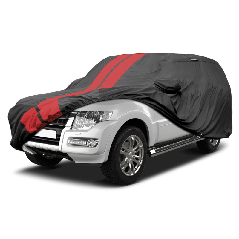 Mitsubishi Pajero 2016-2018 Black Red Pro Series SUV Cover