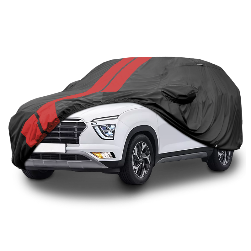 Hyundai Creta 2016-2024 Black Red Pro Series SUV Cover