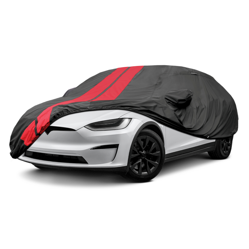 Tesla Model X, Y 2016-2026 Black Red Pro Series SUV Cover