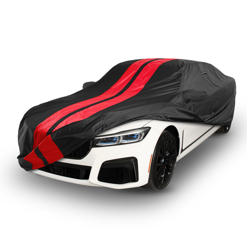 BMW M760i 2017-2022 Black Red Pro Series Car Cover