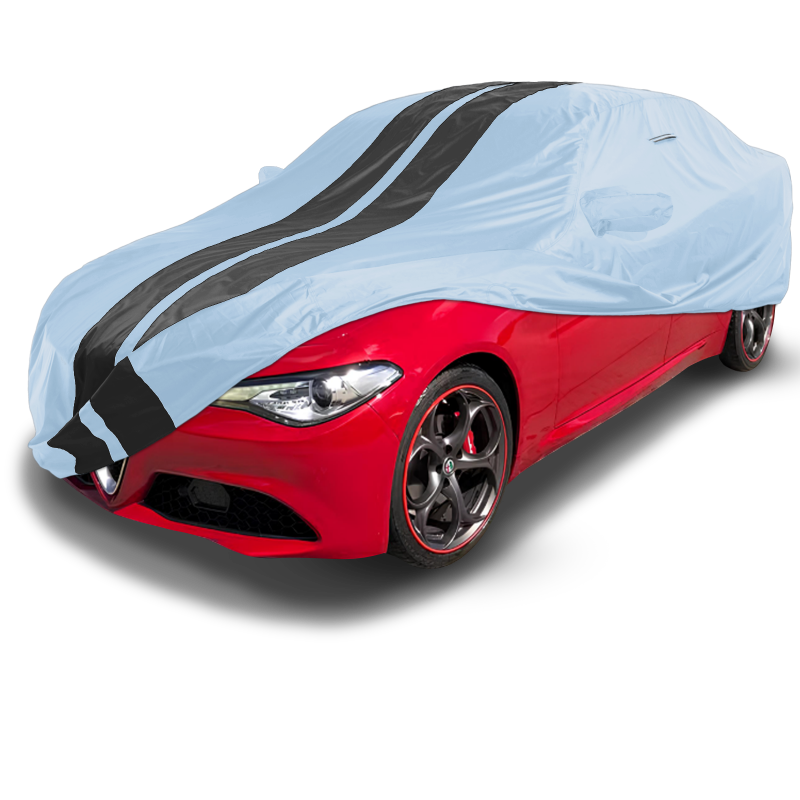 Alfa Romeo Giulia Gray Black Pro Series Car Cover